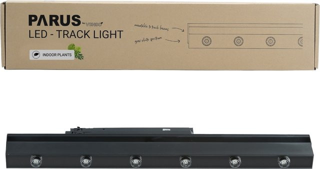 Parus by Venso LED Track Light Schwarz 60cm, Vollspektrum Grow Light für Zimmerpflanzen und Fassadenbegrünung - Bild 1
