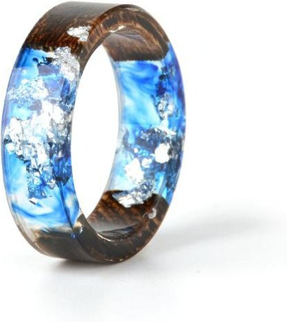 YIRAN Jewelry Ring, Holz-Harz, Bunt, Damen - Bild 1