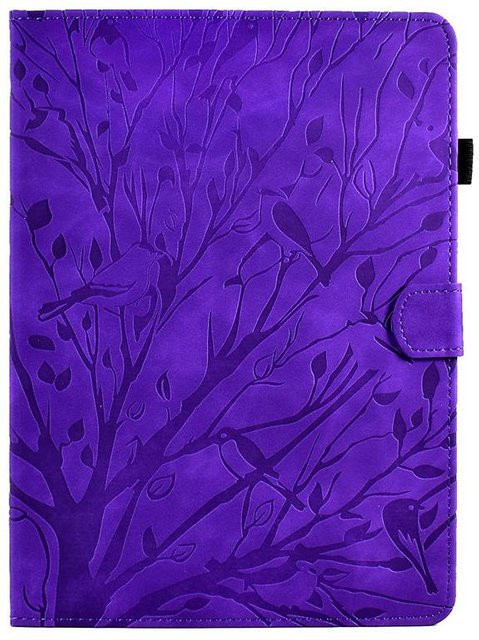 Magnetische Brieftasche mit Ständer Funktion als Hülle für Samsung Galaxy Tab A11 Plus 11 Zoll in Violett - Bild 1