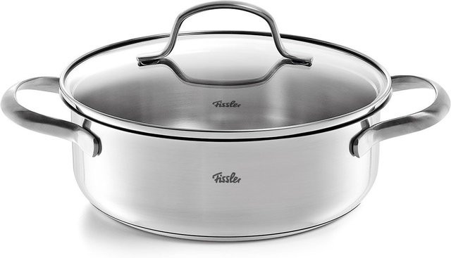 Fissler Bratentopf SAN FRANCISCO aus Edelstahl mit Glasdeckel, Silber - Bild 1