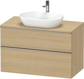 Duravit Waschtischunterschrank D-Neo in Beige Matt, Breite: 100 cm, Tiefe: 55 cm - Bild 1