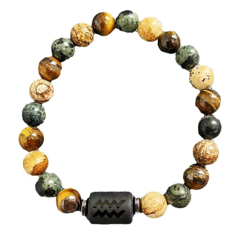 SunFlowers Story Armband, Naturstein, Perle, Unisex, Bunt - Bild 2