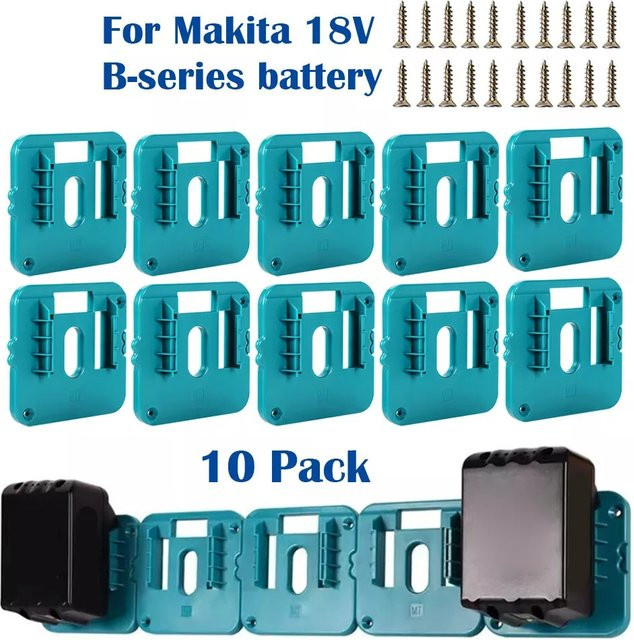 Makita Batteriehalter-Wandhalterung für 18 V Akkus BL1840 und BL1830 - Bild 1