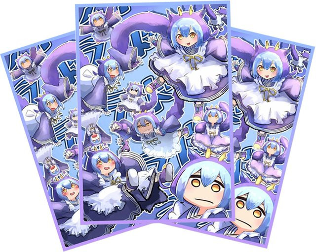 Dragonmaid Anime-Kartenhüllen, 50 Stück, blinkend - Bild 1