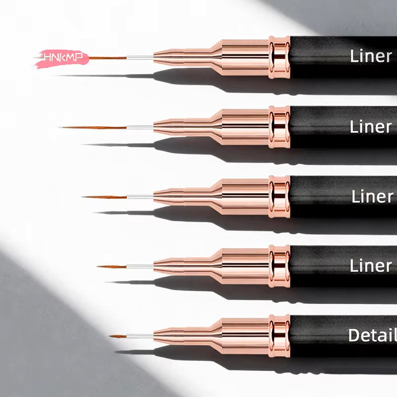 HNKMP Nail Art Liner-Pinsel-Set, 5-teilig, Unisex - Bild 4