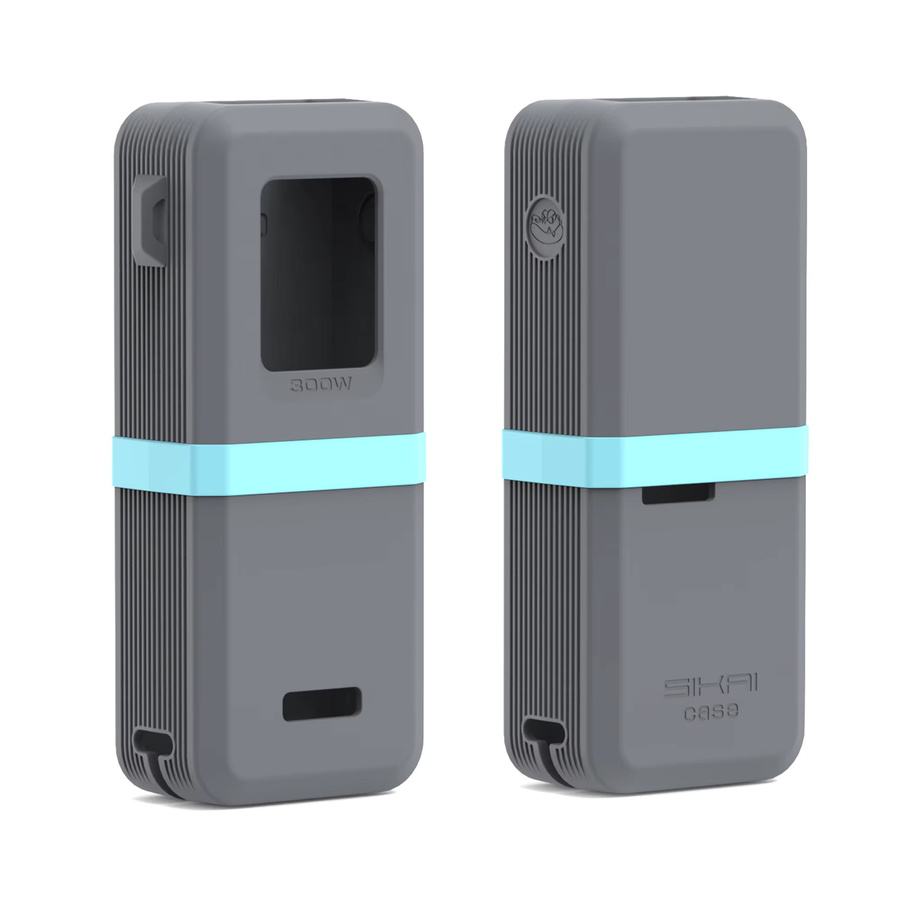 SIKAI Silikon-Schutzhülle für Anker 300W Powerbank mit 26250mAh in Grau mit Kabelaufbewahrung - Bild 7