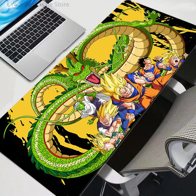 Bandai Dragon Ball Z Goku & Vegeta XXL Mauspad Multicolor Gaming-Schreibtischunterlage für PC und Tastatur - Bild 1