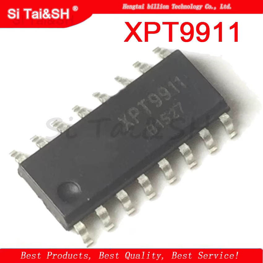 5 Stück Si Tai&SH XPT9911 ESOP-16 IC Chips in Schwarz - Bild 2