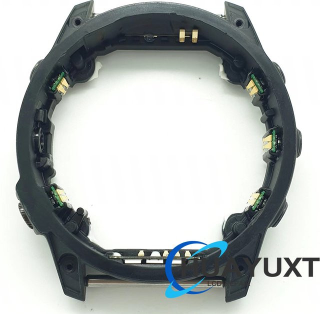 Garmin Kunststoff-Frontrahmenknopf für Fenix 7X Sapphire Solar, Farbe: Schwarz, Durchmesser: 51 mm - Bild 1
