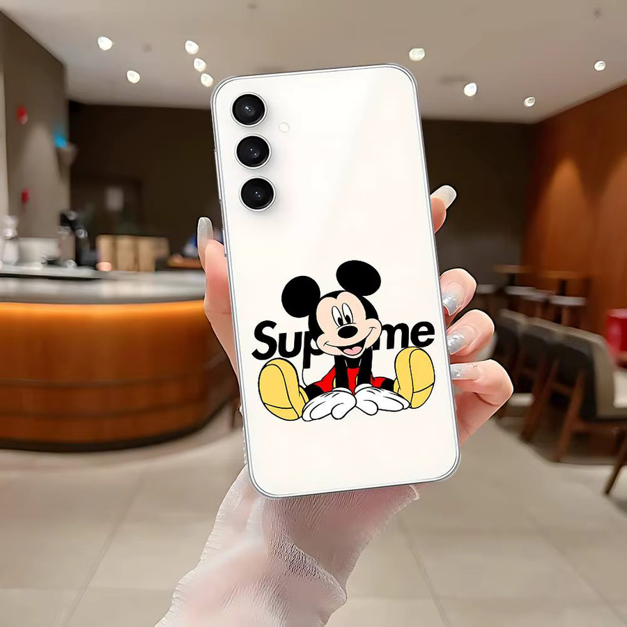 M-Mickey M-Mouse Handyhülle für Samsung Galaxy S21 S22 S23 S24 S25 Ultra FE Plus 5G A52S Transparent - Bild 2