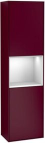 V&B Finion Hochschrank mit Wandbeleuchtung und LED-Beleuchtung, Weiß lackiert, B/T/H: 41,8 x 15,0 x 151,6 cm - Bild 1