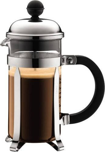 Bodum Chambord Kaffeebereiter in Transparent und Silber glänzend für 3 Tassen - Bild 1