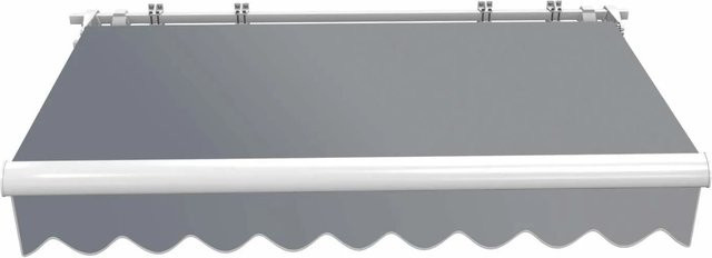 Wiltec Toboli Gelenkarmmarkise in Anthrazit mit UV-Schutz UPF 50 plus, Wandmontage, Breite: 250 cm, Ausladung: 200 cm - Bild 1