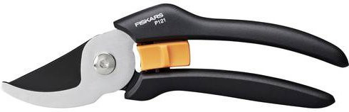 Fiskars Solid P121 Bypass-Gartenschere mit ergonomischem Griff in Schwarz und Orange - Bild 1