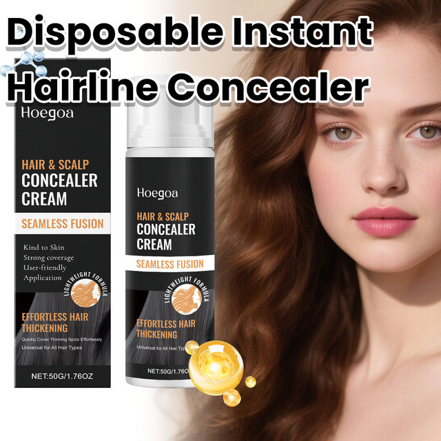 HOEGOA Haaransatz-Concealer mit Sheabutter, weiß/grau - Bild 1