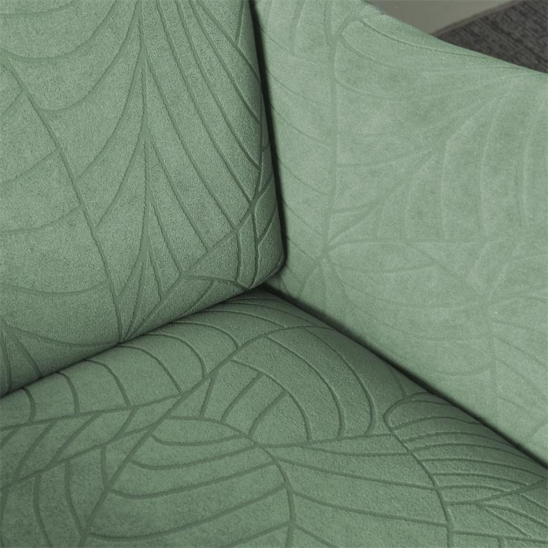 Dehnbarer Jacquard Flügelsesselbezug mit Sitzkissenbezug von Yiran Bag in einfarbigem Design - Bild 2