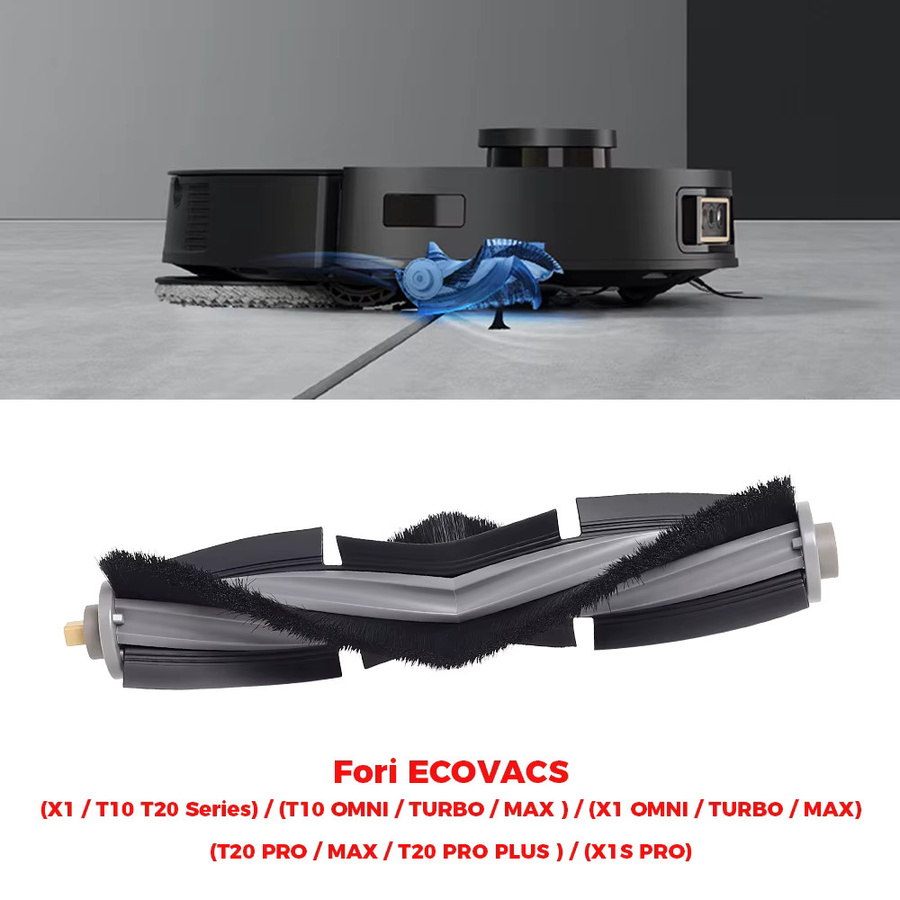 Ecovacs Ersatz-Hauptbürsten für Deebot T10 OMNI, T20 PRO PLUS, X1 Omni und X1S PRO in Schwarz - Bild 5