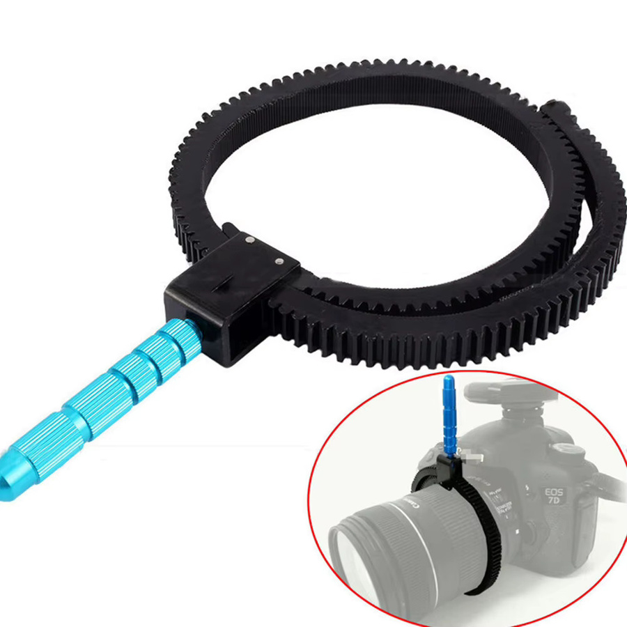 KOQZM Flexibler Getrieberiemen mit Handgriff für DSLR-Kameras und Follow Focus Zoom-Objektive - Bild 3