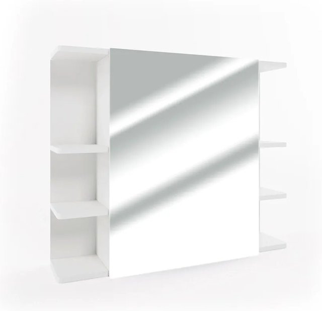 Vicco Spiegelschrank Fynn Weiß B: 80 cm, H: 64 cm - Bild 2