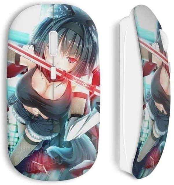 MANIACASE Kabellose Manga Sexy Girl Maus mit Wi-Fi und USB in Multicolour - Bild 1