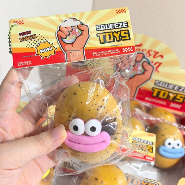 Käse-Kartoffel-Quetschspielzeug, Simulation Lebensmittel Squishy, gray - Bild 1