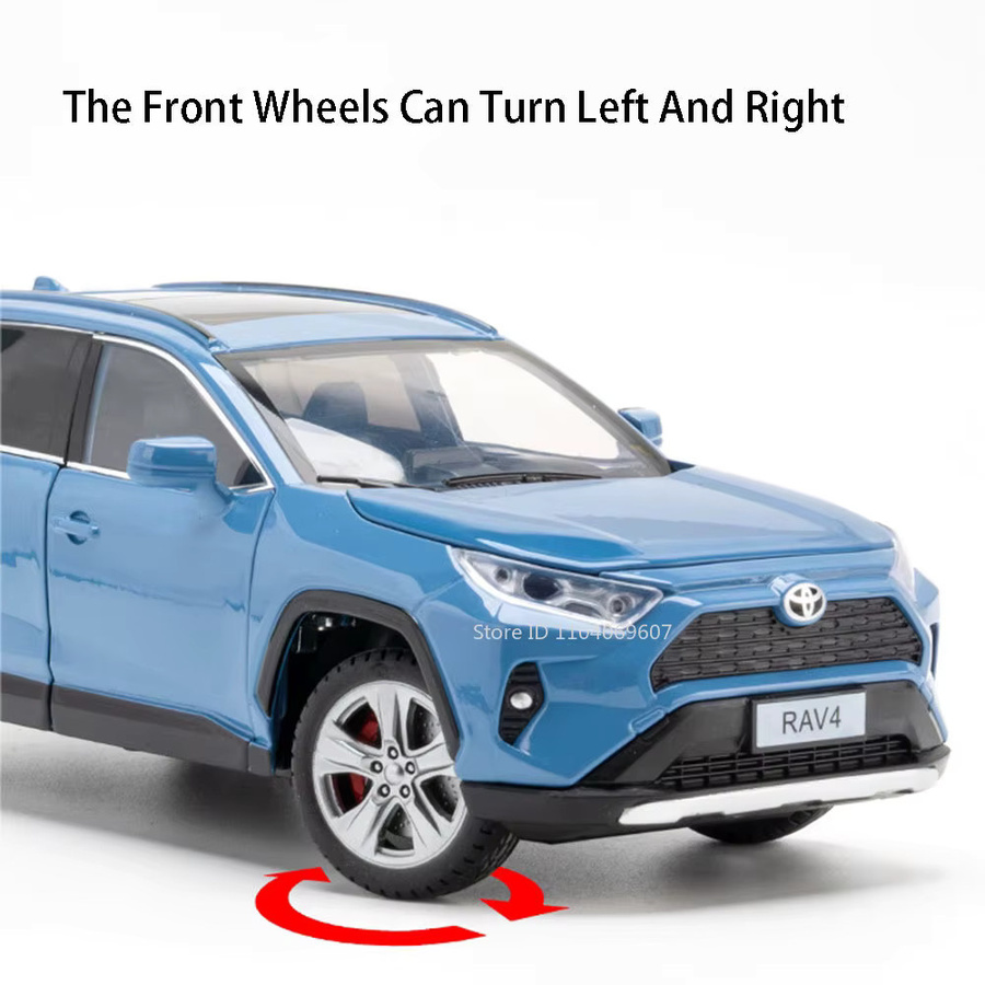 RMZ city RAV4 Sienna FJ Cruiser, Modell Spielzeugautos, 1:24, Metall, mit Licht und Sound - Bild 2