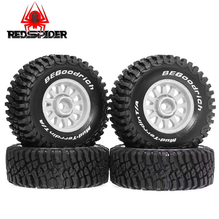 4 Stück RC-LKW-Reifen und Räder, All-Terrain-Reifen, 12 mm Sechskant - Bild 5