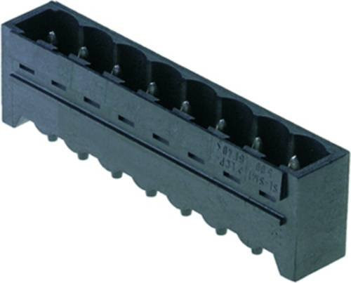 Weidmüller Stiftgehäuse-Platine BL/SL 5.08 in Schwarz, 100 Stück, Rastermaß: 5.08 mm - Bild 1
