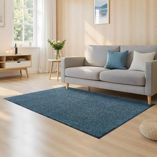 VEVOR Schmutzfangmatte für Innen und Außen, rutschfeste Sauberlaufmatte aus Polypropylen mit PVC-Rückseite, waschbare Industriematte, Blau, B: 182,9 cm, T: 121,9 cm, H: 1,0 cm - Bild 1