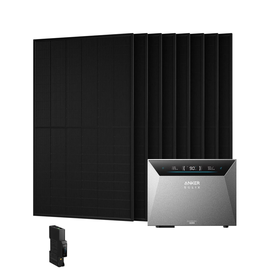 Anker SOLIX Balkonkraftwerk Speicher-Set mit 3.840 Wp Solarleistung, Solarbank E5000 Pro und 8 BC Modulen in Schwarz - Bild 2
