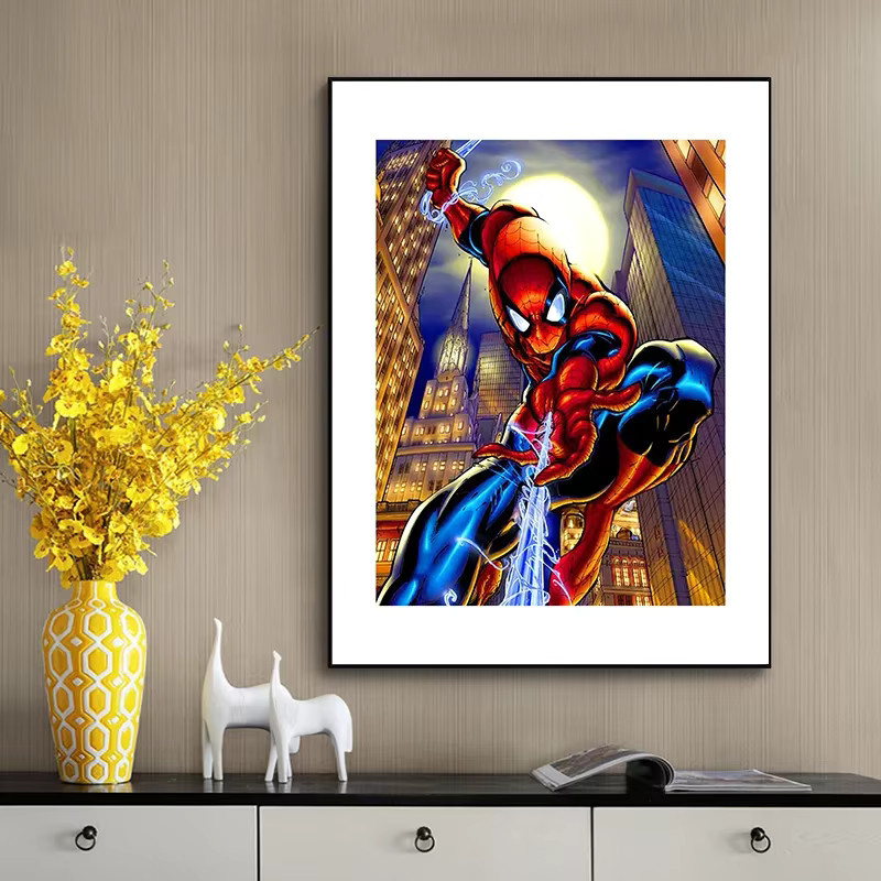 Marvel Spider-Man Diamond Painting Aufkleber DIY 5D Mosaik Kunst Set von Kayou, Mehrfarbig, Breite: 20,0 cm, Höhe: 30,0 cm - Bild 2