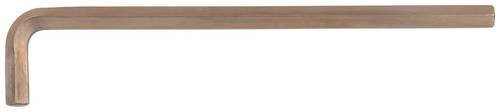 KS Tools BRONZEplus Innensechskant-Winkelstiftschlüssel lang 5 mm aus Messing - Bild 1