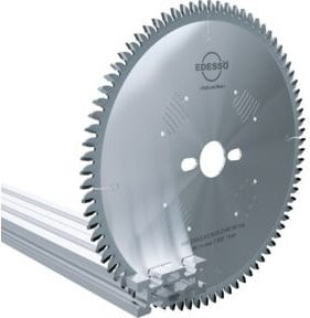 EDESSÖ Kreissägeblatt Präzision TFneg Vielzahn mit Hartmetallspitzen für Metall und Kunststoff, Farbe: Silber, Durchmesser: 350 mm, Bohrung: 30 mm, Zähne: 108 - Bild 1