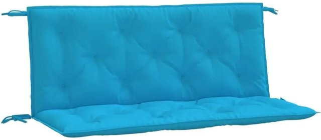 vidaXL Gartenbank-Auflagen 2er-Set Hellblau aus wasserabweisendem Oxford-Gewebe B/T/H: 120 x 50 x 7 cm - Bild 1