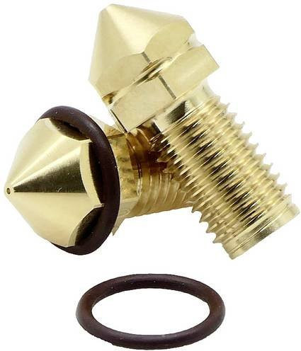 FabConstruct Messing-Düse 0,8 mm für Ultimaker UM3, S3, S5 und S5 Pro, Farbe: Gold - Bild 1