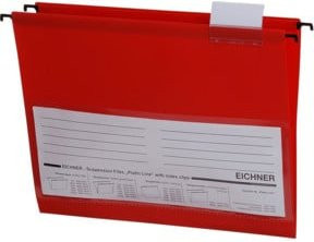 Eichner PVC-Hängetasche Platin Line seitlich sortiert für A4 - Bild 1