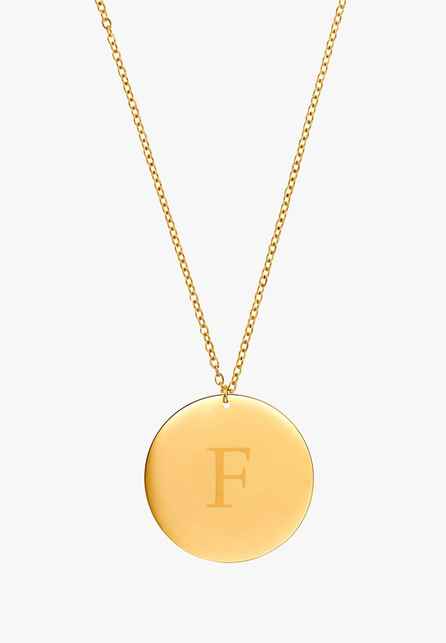 Heidemann Schmuck Kette mit Buchstabe, Gold, Damen - Bild 1