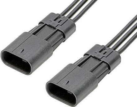 Molex Stiftgehäuse-Kabel in Schwarz mit 3 Polzahl und 3,60 mm Rastermaß - Bild 1