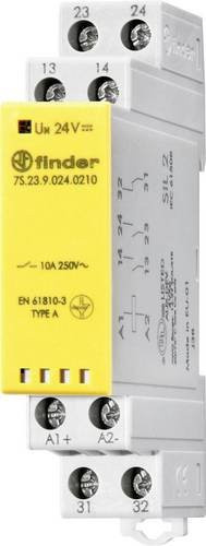 Finder Koppelrelais 7S.23.9.012.0210 Gelb, Nennspannung: 250V, Schaltstrom: 10A, 2 Schließer und 1 Öffner - Bild 1