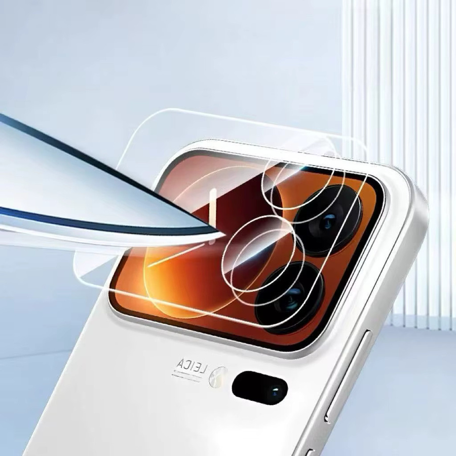 Xiaomi 17Pro und 17Pro Max Rückwand- und Linsenschutz aus gehärtetem Glas in Transparent - Bild 2