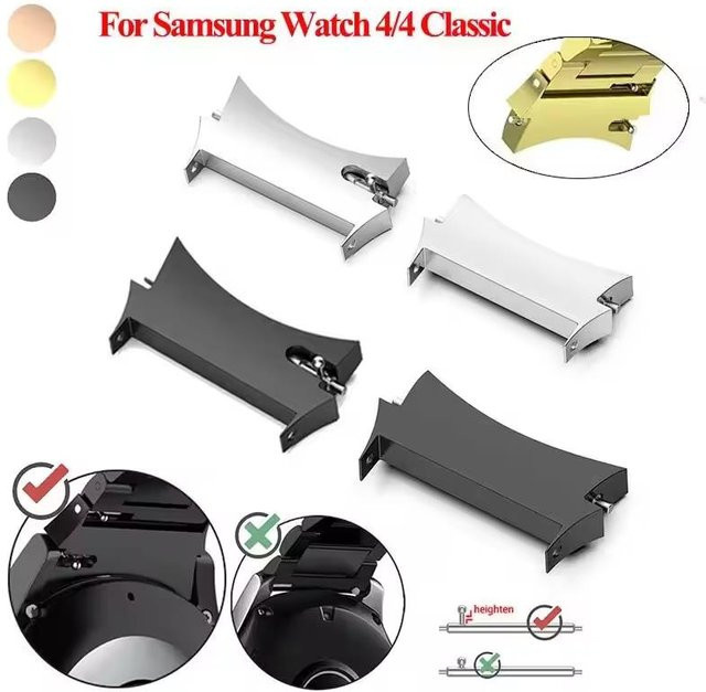 LCAPLE Uhrenarmband-Zubehör Edelstahl, Adapter für Samsung Galaxy Uhr 4 5 6 - Bild 1