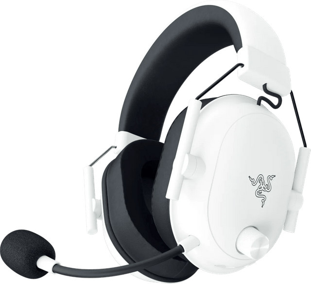 Razer BlackShark V2 HyperSpeed Gaming-Headset kabellos mit Bluetooth und 2,4 GHz Funk, Over-Ear, Weiß - Bild 1