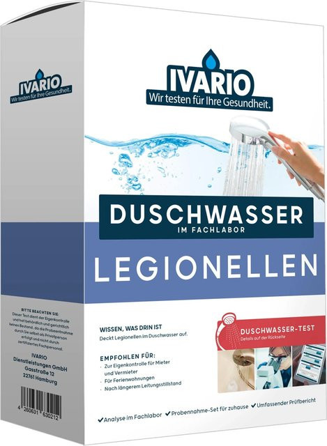 Ivario Duschwassertest auf Legionellen in Multicolor - Bild 1