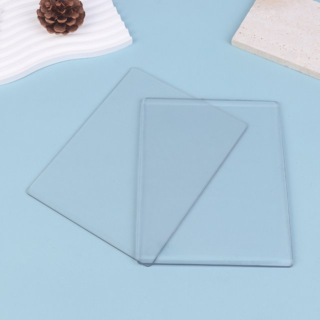 Ersatz-Matten aus Kunststoff für Papier-Handwerksmaschinen zum Stanzen und Prägen, transparent, 3mm und 5mm Dicke - Bild 1