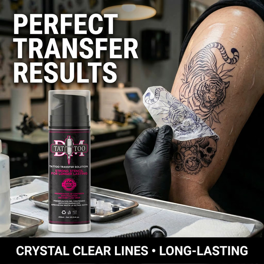 DMTATTOO Tattoo-Schablonen-Transfergel, 100 ml/250 ml - Bild 5