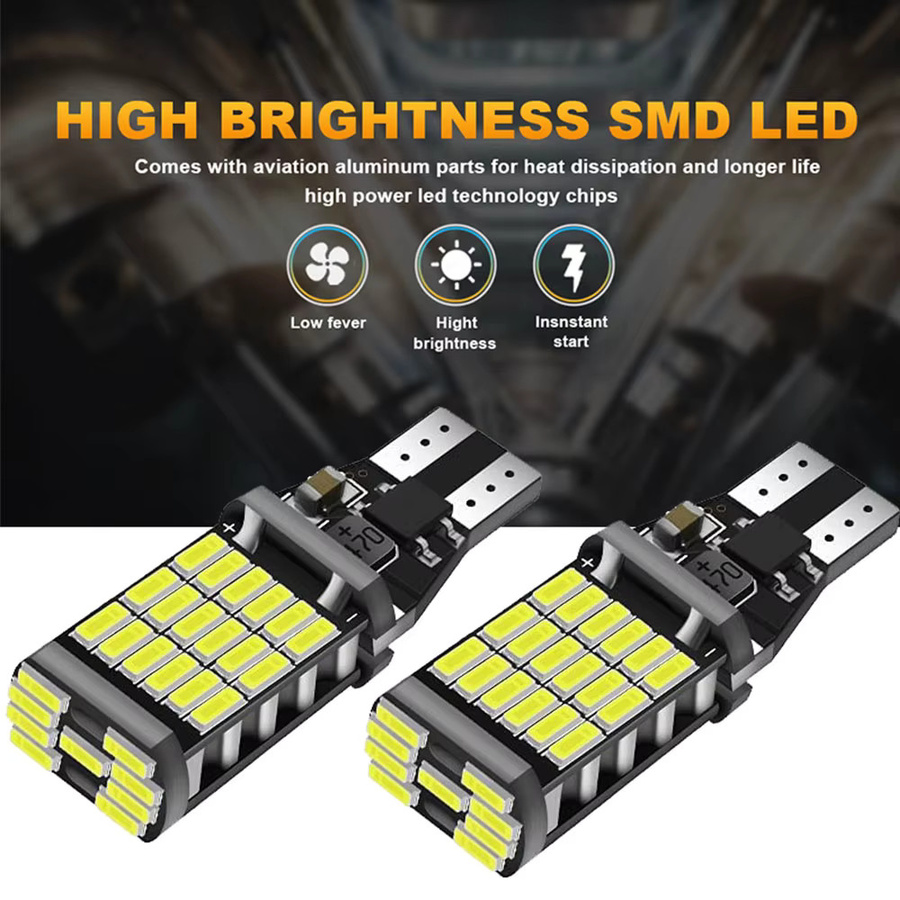 TAREWOR LED-Rückfahrleuchten Set für Mercedes Benz A B C E Klasse T15 W16W Canbus, 2 Stück - Bild 5