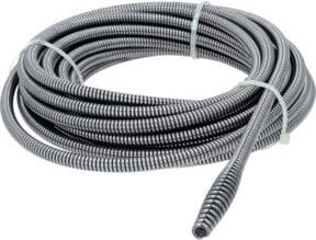 KS Tools Ersatzspiralen für Rohrreinigungsgerät, Durchmesser: 10 mm, Länge: 9,5 m, Farbe: Silber - Bild 1
