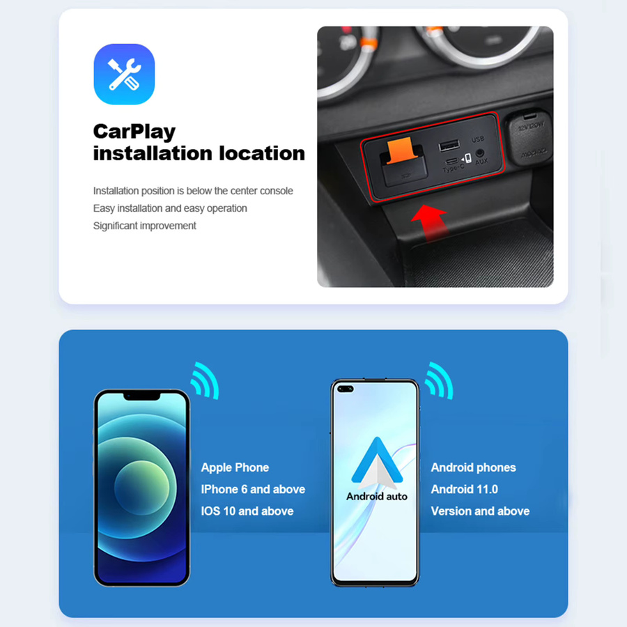 Mazda CarPlay und Android Auto USB-C Nachrüst-Adapter Kit mit USB-C Anschluss, Schwarz, TK78669U0C - Bild 4