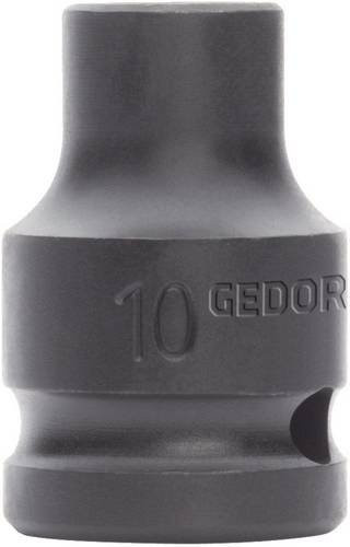 Gedore RED Schlagschrauber-Steckschlüsseleinsatz metrisch 1/2 Zoll 12,5 mm in Schwarz aus Edelstahl - Bild 1