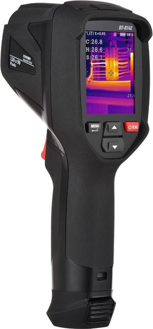 Kkmoon Professionelle tragbare IR-Wärmebildkamera mit Free Focus und 2,4 Zoll Display in Schwarz - Bild 1
